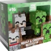 Minecraft - Wolf and Creeper Monitor Buddiez 2.5" Vinyl Figure 2-Pack