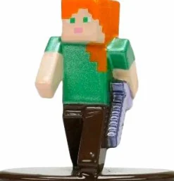 Minecraft: Caves & Cliffs - Alex with Enchanted Sword Nano Metalfigs 1.5” Die-Cast Figure