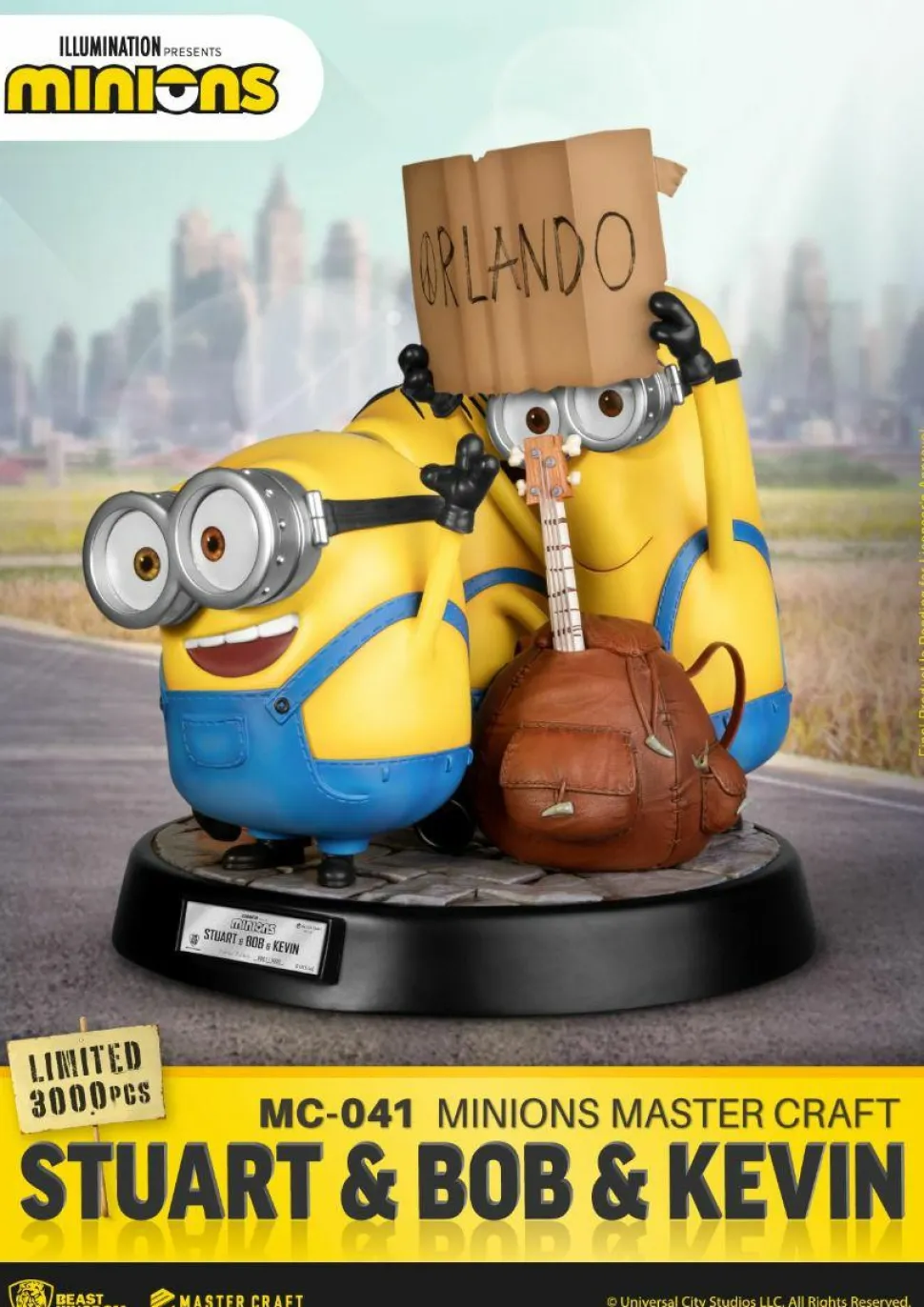 Minions - Stuart, Bob and Kevin MC-041 Master Craft 14” Statue