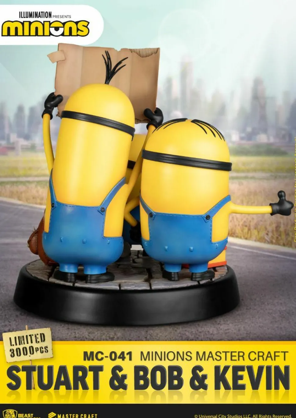 Minions - Stuart, Bob and Kevin MC-041 Master Craft 14” Statue
