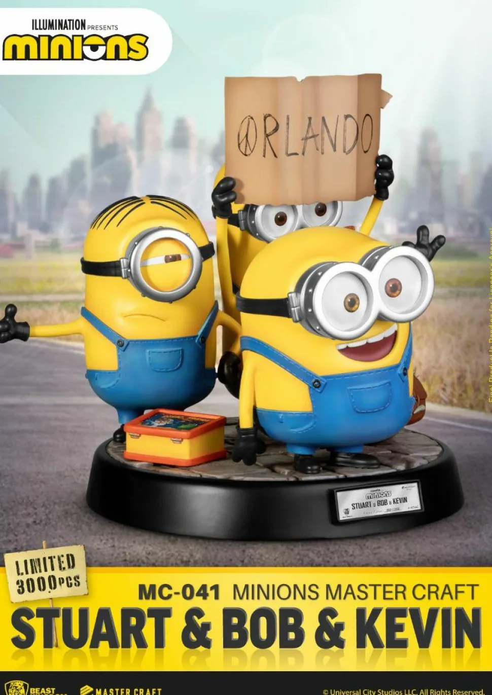 Minions - Stuart, Bob and Kevin MC-041 Master Craft 14” Statue