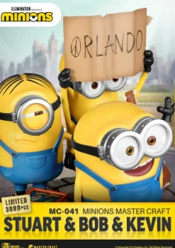 Minions - Stuart, Bob and Kevin MC-041 Master Craft 14” Statue