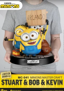 Minions - Stuart, Bob and Kevin MC-041 Master Craft 14” Statue