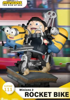 Minions 2: The Rise of Gru - Rocket Bike D-Stage 6” Statue