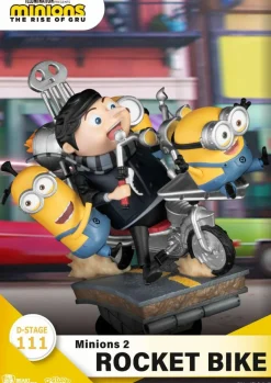Minions 2: The Rise of Gru - Rocket Bike D-Stage 6” Statue