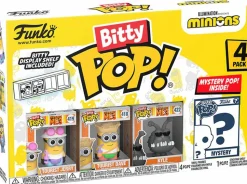 Minions - Tourist Jerry, Tourist Dave, Kyle & Mystery Bitty Pop! Vinyl Figure 4-Pack