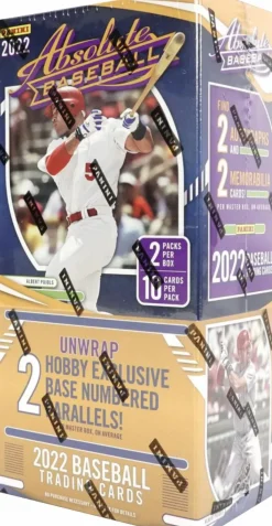 MLB Baseball - 2022 Absolute Trading Cards Hobby Box (2 Packs)