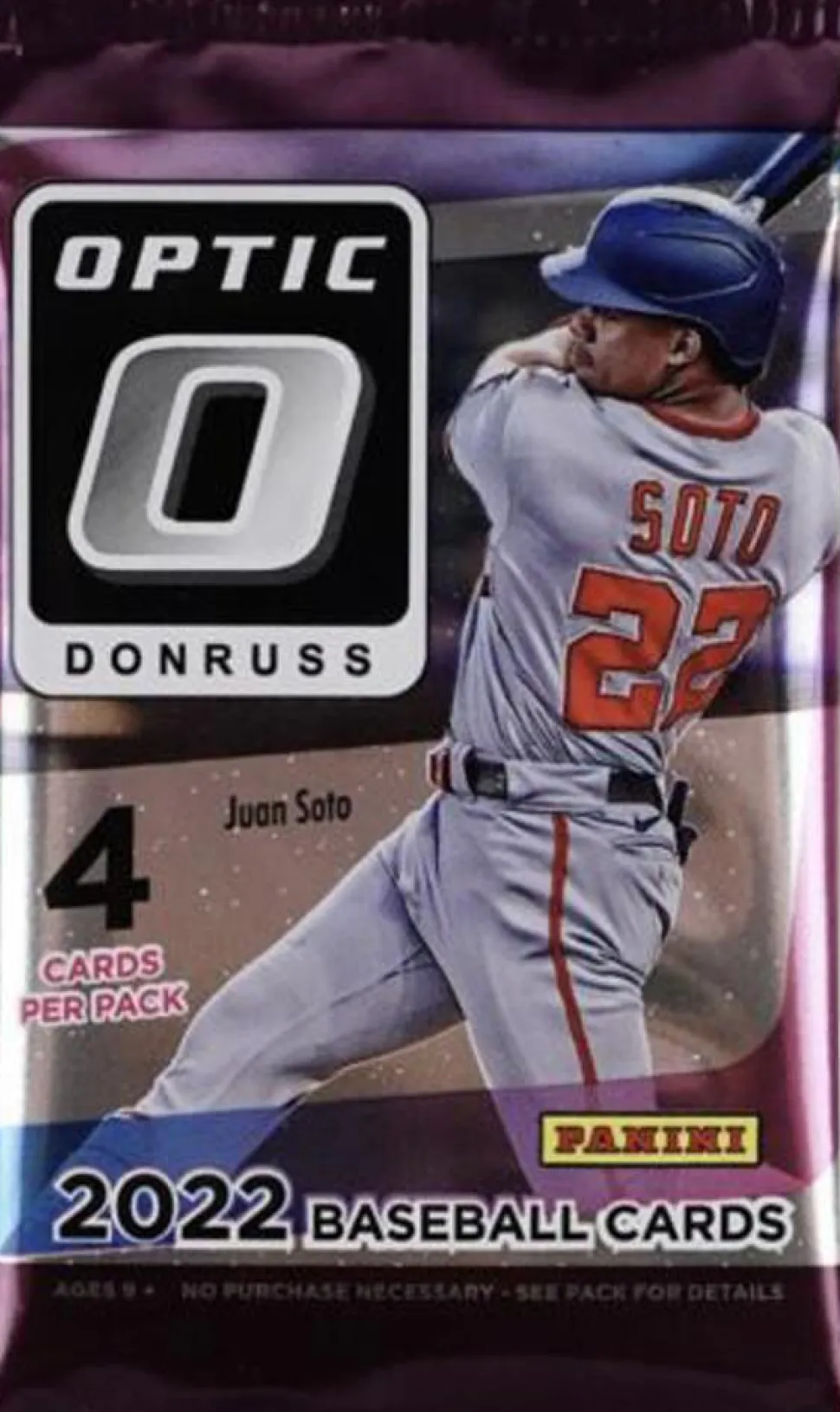 MLB Baseball - 2022 Panini Donruss Optic Baseball Trading Cards Hobby Pack (4 Cards)