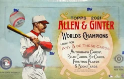 MLB Baseball - 2021 Topps Allen & Ginter World’s Champions Trading Cards Box (Display of 24)