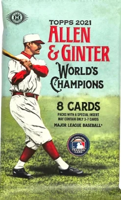 MLB Baseball - 2021 Topps Allen & Ginter World’s Champions Trading Cards Box (Display of 24)