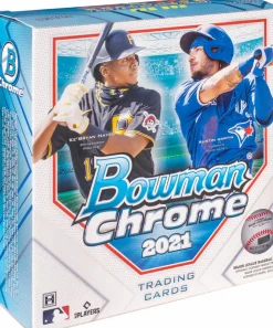 MLB Baseball - 2021 Topps Bowman Chrome Hobby Lite Trading Cards Box (Display of 10)