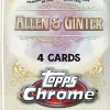 MLB Baseball - 2021 Topps Chrome Allen & Ginter Trading Cards Hobby Pack (4 Cards)