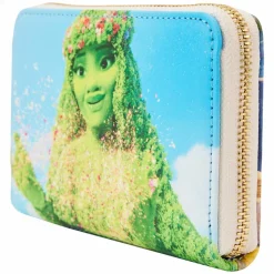Moana - Scenes 4” Faux Leather Zip-Around Wallet