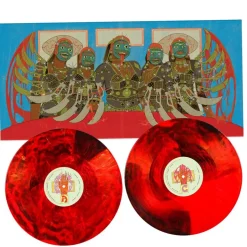 Monkey Man (2024) - Original Motion Picture Soundtrack by Jed Kurzel 2xLP Vinyl Record (Blood Red, Black, and Metallic Gold Coloured Vinyl)