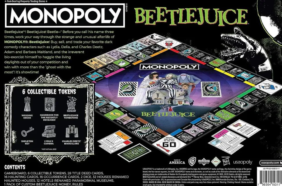 Monopoly - Beetlejuice Edition Board Game