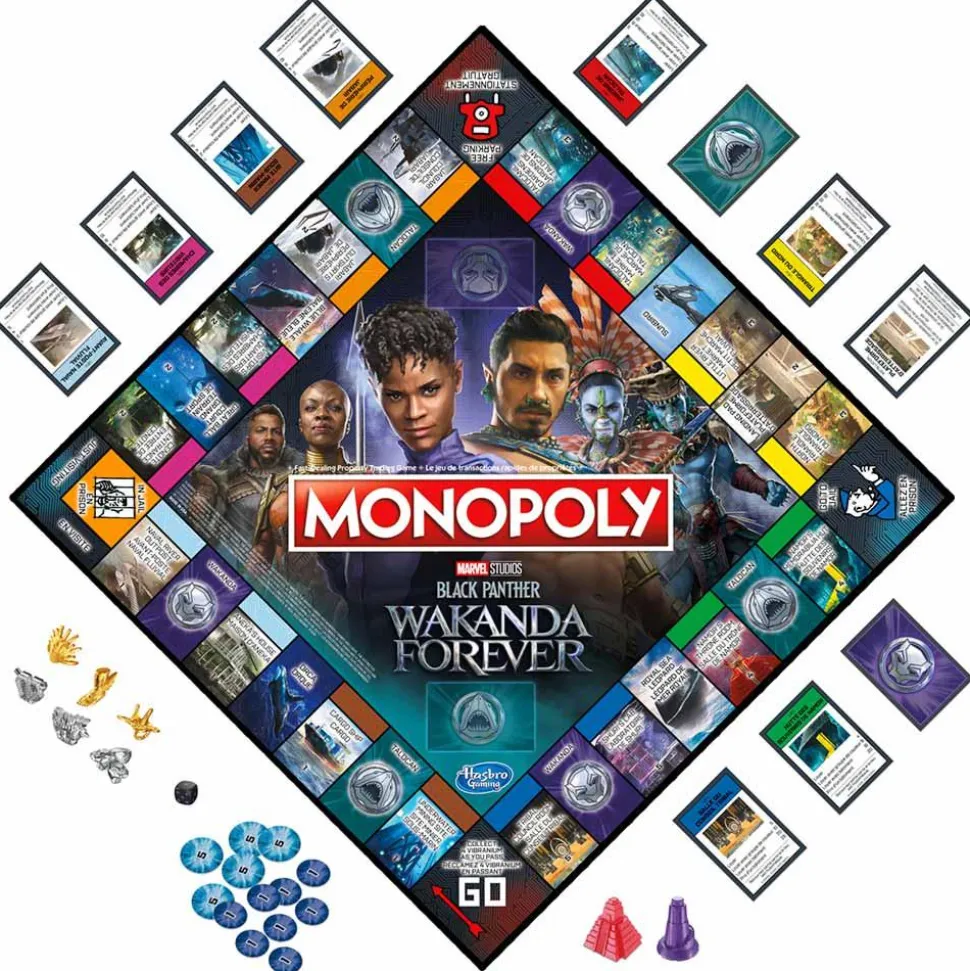Monopoly - Black Panther 2: Wakanda Forever Edition Board Game