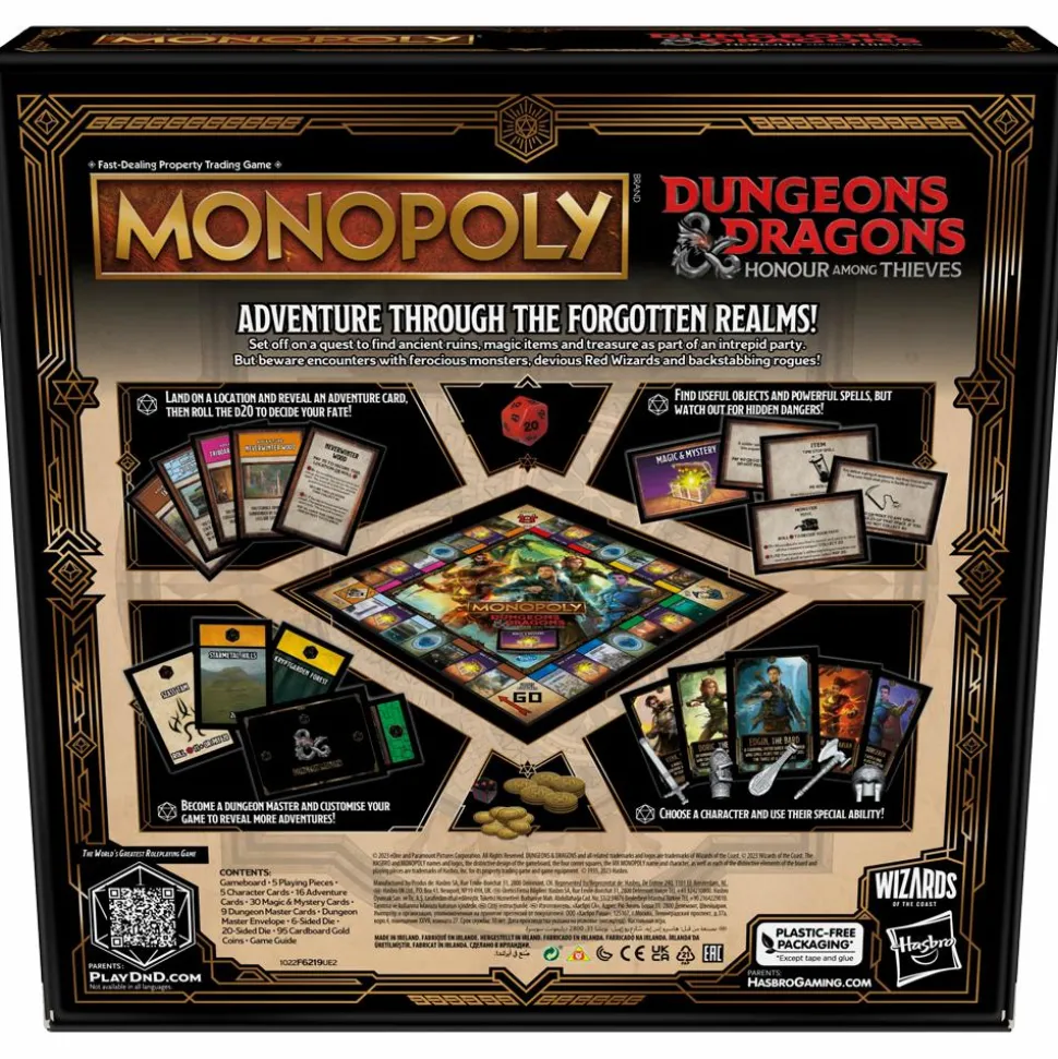 Monopoly - Dungeons and Dragons: Honour Among Thieves (2022) Edition Board Game