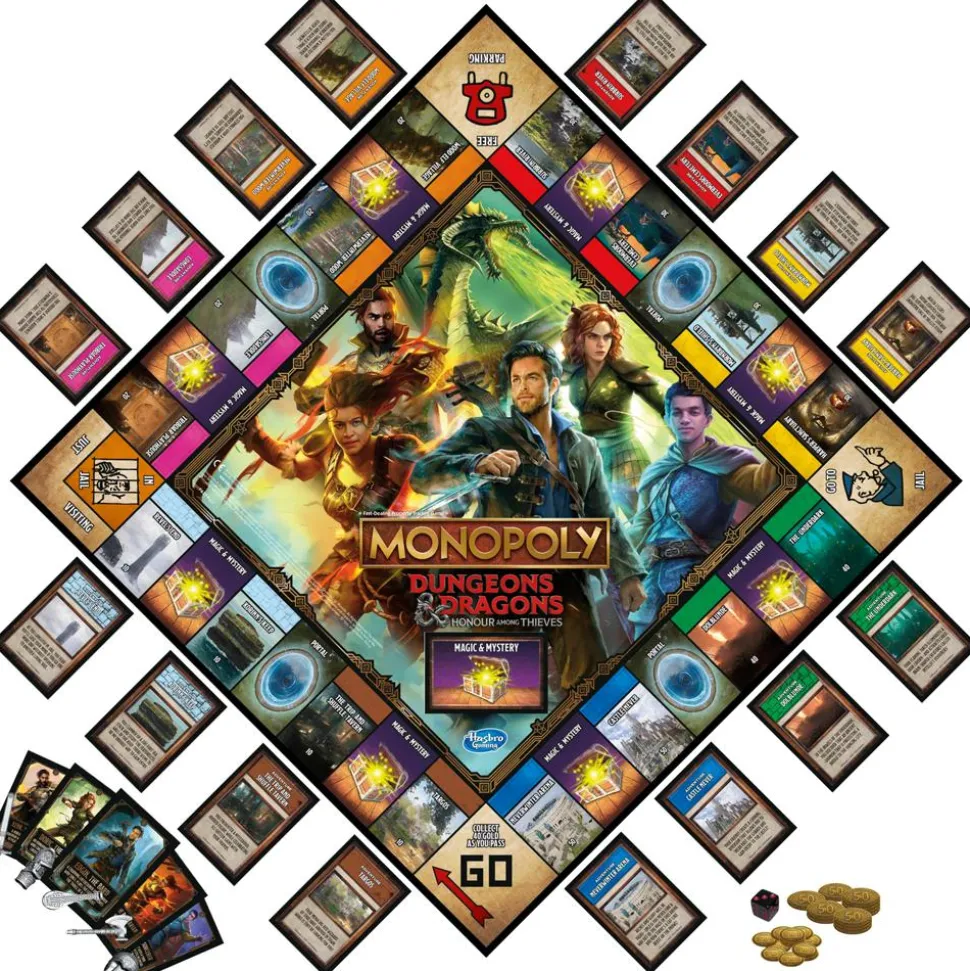 Monopoly - Dungeons and Dragons: Honour Among Thieves (2022) Edition Board Game