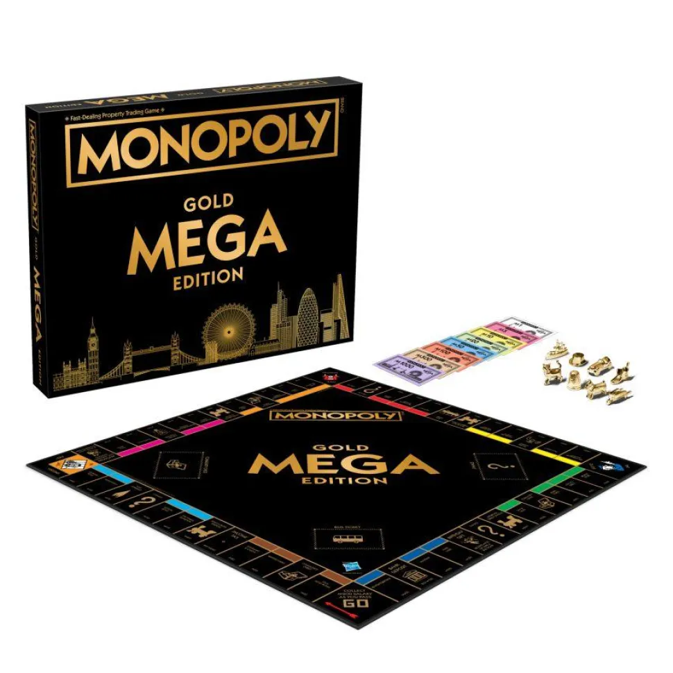 Monopoly - Mega GOLD Edition Board Game