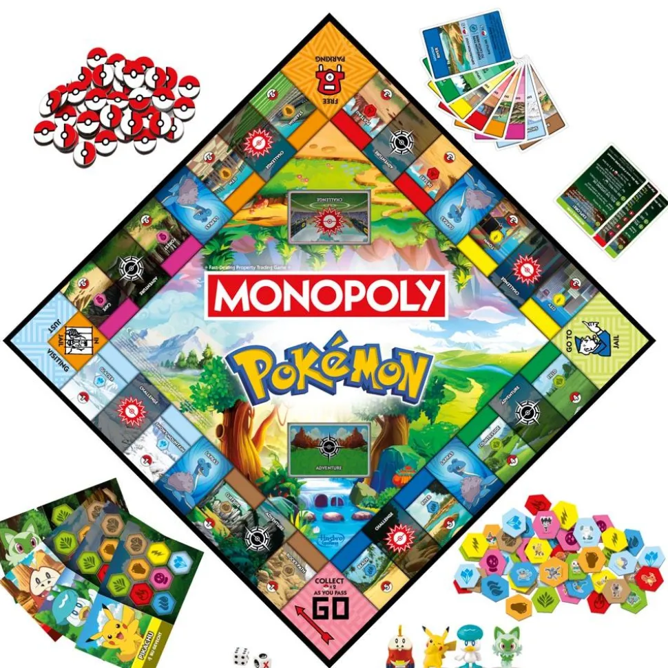 Monopoly - Pokemon Edition Board Game