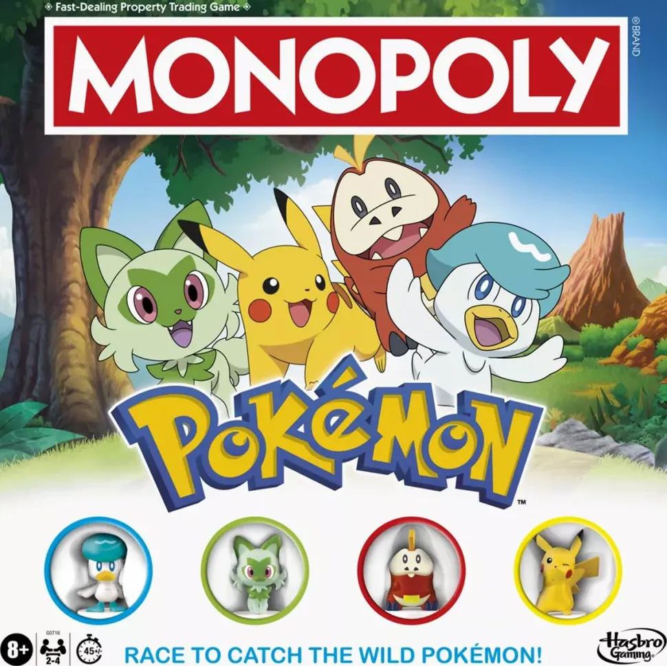 Monopoly - Pokemon Edition Board Game