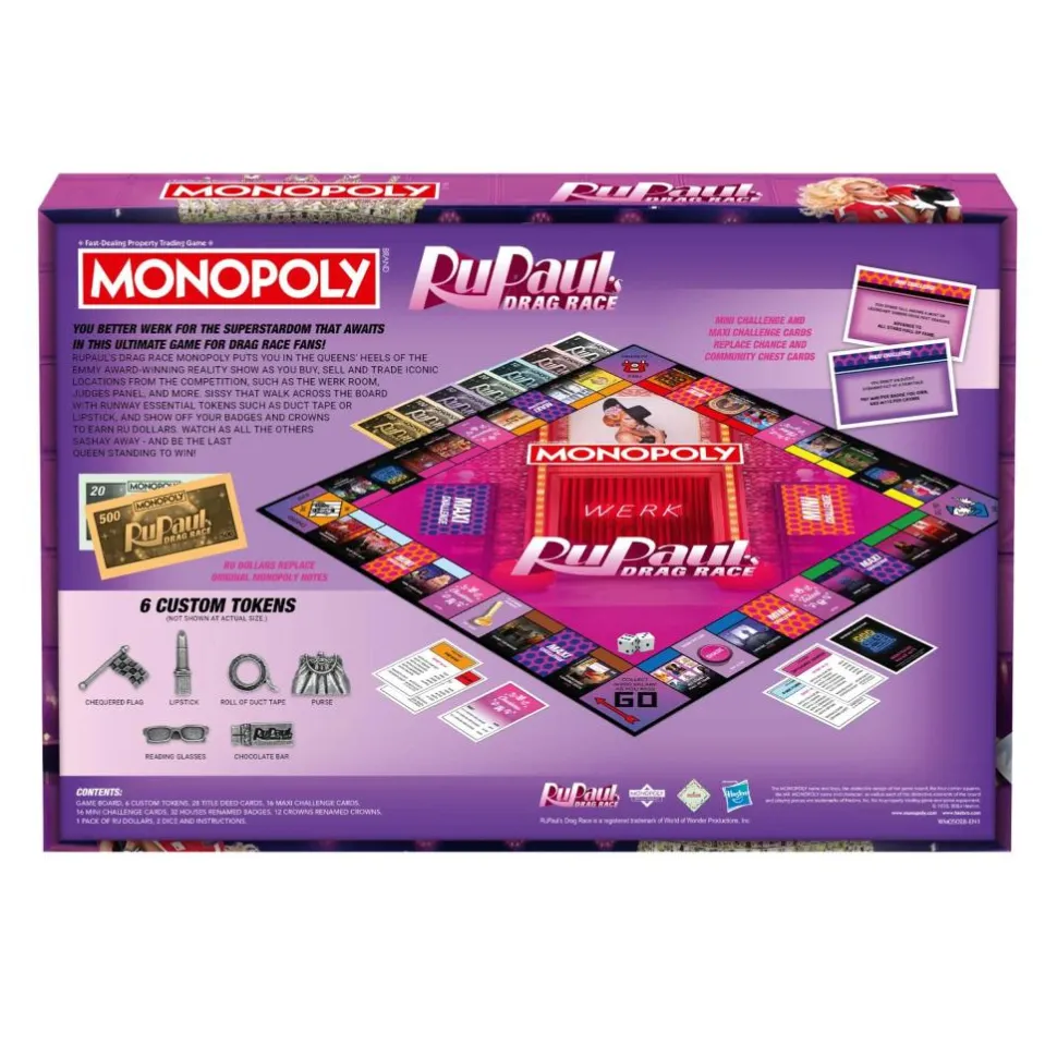 Monopoly - RuPaul's Drag Race Edition Board Game