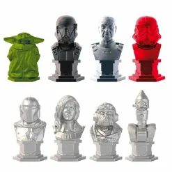 Monopoly - Star Wars: The Mandalorian Collector’s Edition Board Game with Remnant Stormtrooper Retro Collection Kenner 3.75” Action Figure