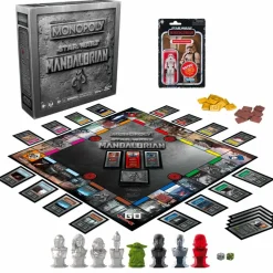 Monopoly - Star Wars: The Mandalorian Collector’s Edition Board Game with Remnant Stormtrooper Retro Collection Kenner 3.75” Action Figure