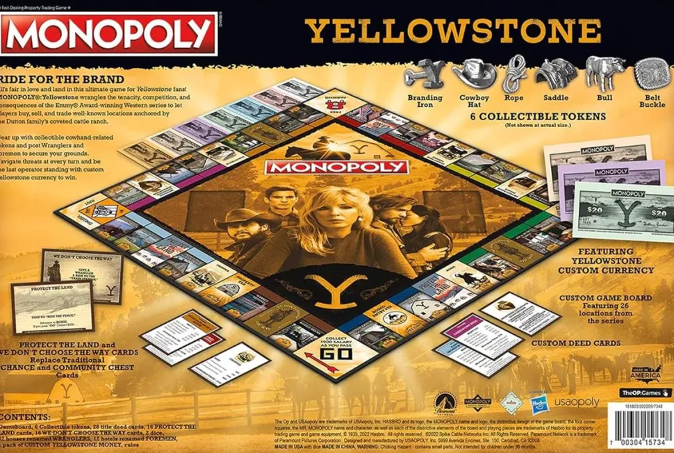 Monopoly - Yellowstone Edition Board Game