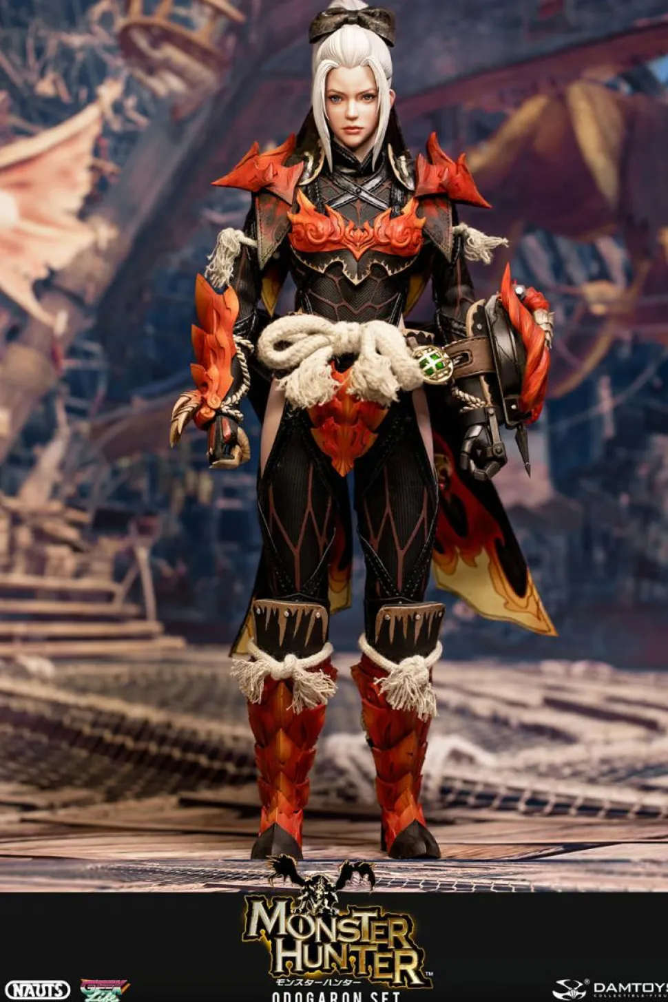 Monster Hunter - Female Hunter Odogaron Armour 1/6th Scale Action Figure