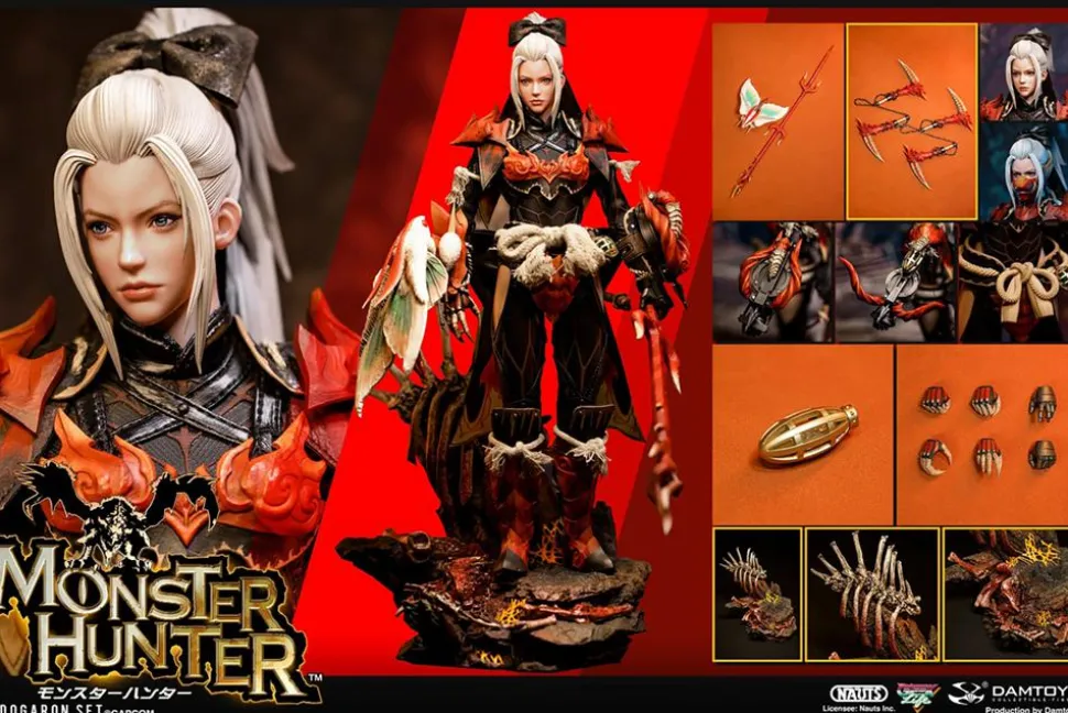 Monster Hunter - Female Hunter Odogaron Armour Deluxe 1/6th Scale Action Figure
