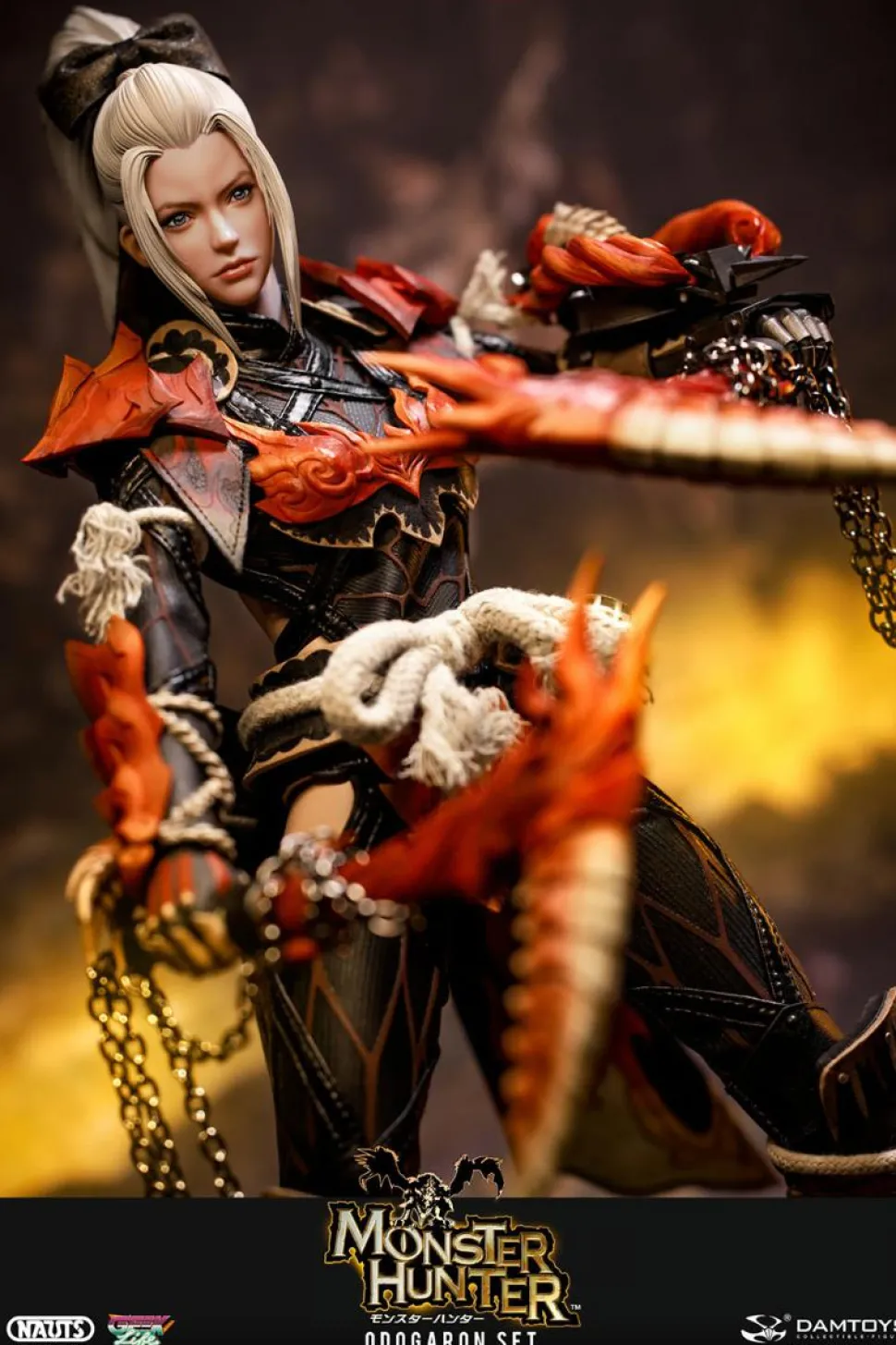 Monster Hunter - Female Hunter Odogaron Armour Deluxe 1/6th Scale Action Figure