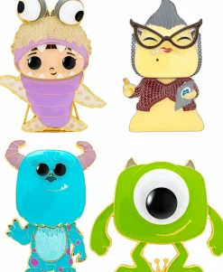 Monsters, Inc. - A Monsterrific 4" Pop! Enamel Pin Bundle (Set of 4)