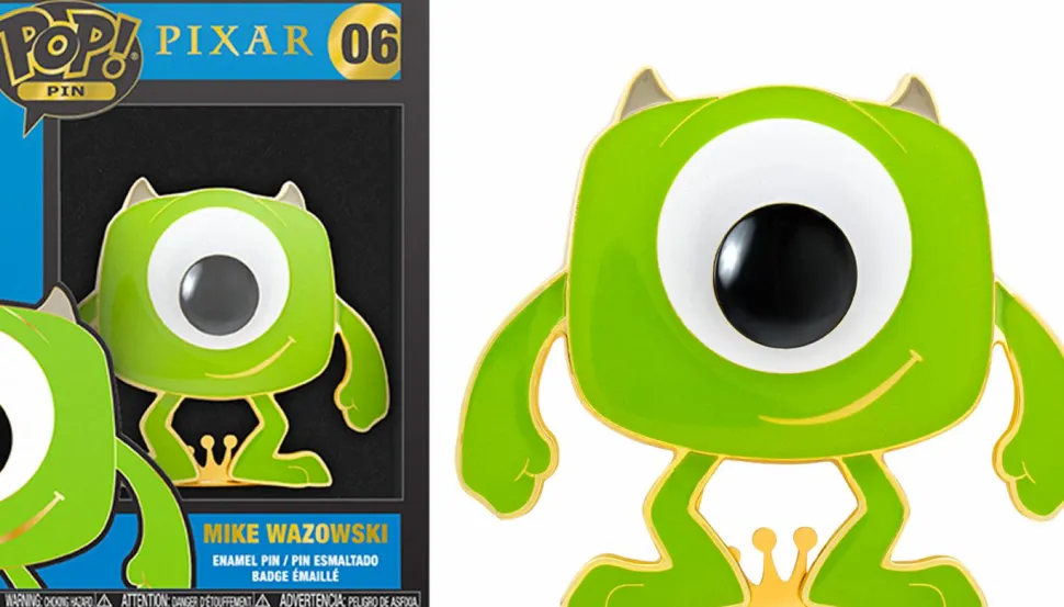 Monsters, Inc. - A Monsterrific 4" Pop! Enamel Pin Bundle (Set of 4)