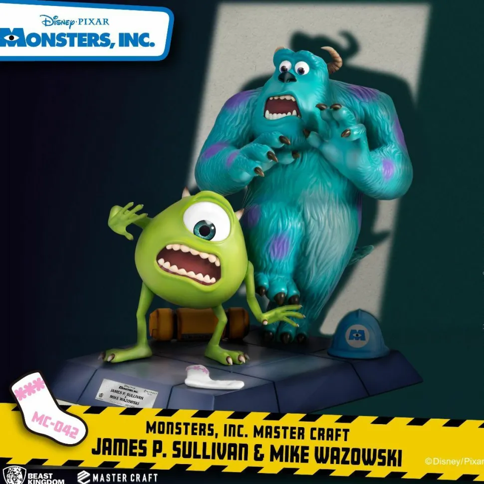 Monsters, Inc. - James P Sullivan & Mike Wazowski Master Craft 12.5” Statue