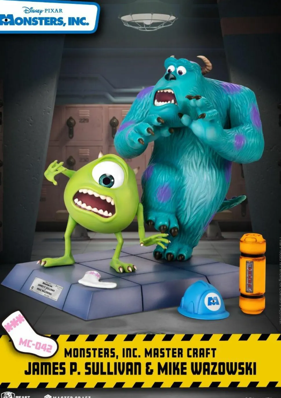 Monsters, Inc. - James P Sullivan & Mike Wazowski Master Craft 12.5” Statue
