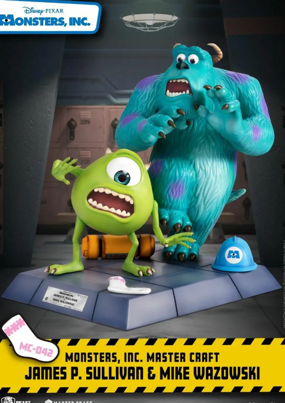 Monsters, Inc. - James P Sullivan & Mike Wazowski Master Craft 12.5” Statue