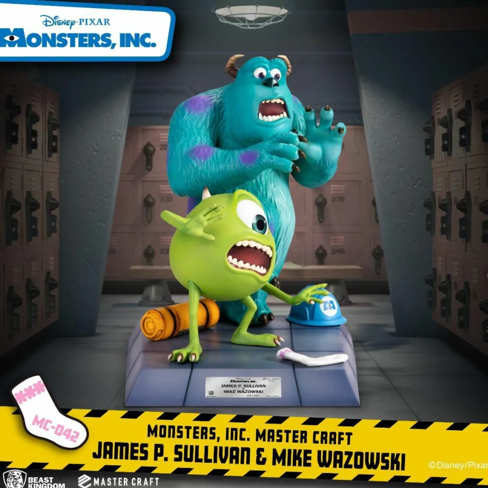 Monsters, Inc. - James P Sullivan & Mike Wazowski Master Craft 12.5” Statue