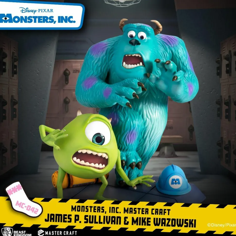 Monsters, Inc. - James P Sullivan & Mike Wazowski Master Craft 12.5” Statue