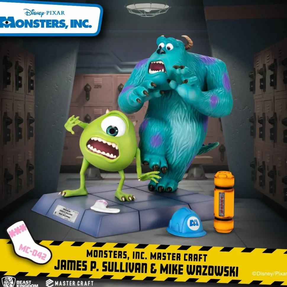 Monsters, Inc. - James P Sullivan & Mike Wazowski Master Craft 12.5” Statue