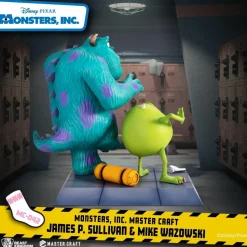 Monsters, Inc. - James P Sullivan & Mike Wazowski Master Craft 12.5” Statue