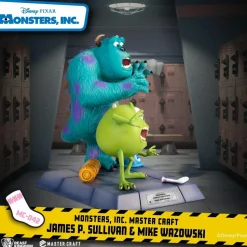 Monsters, Inc. - James P Sullivan & Mike Wazowski Master Craft 12.5” Statue