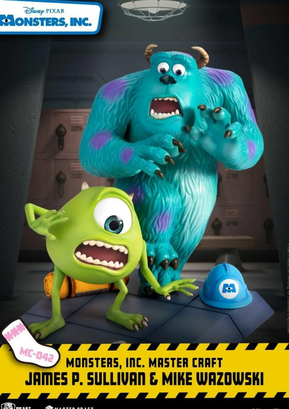 Monsters, Inc. - James P Sullivan & Mike Wazowski Master Craft 12.5” Statue