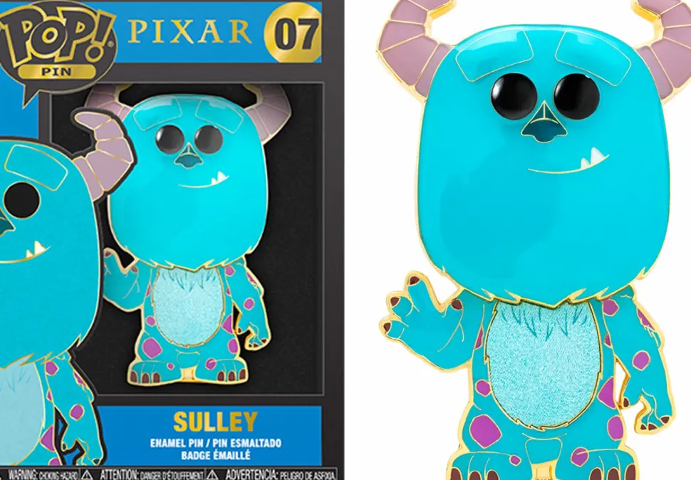 Monsters, Inc. - Sulley 4" Pop! Enamel Pin