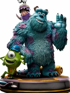 Monsters, Inc. - Sully, Mike & Boo Disney 100th 1/10th Scale Diorama Statue
