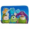Monsters University - Scare Games 4” Faux Leather Zip-Around Wallet
