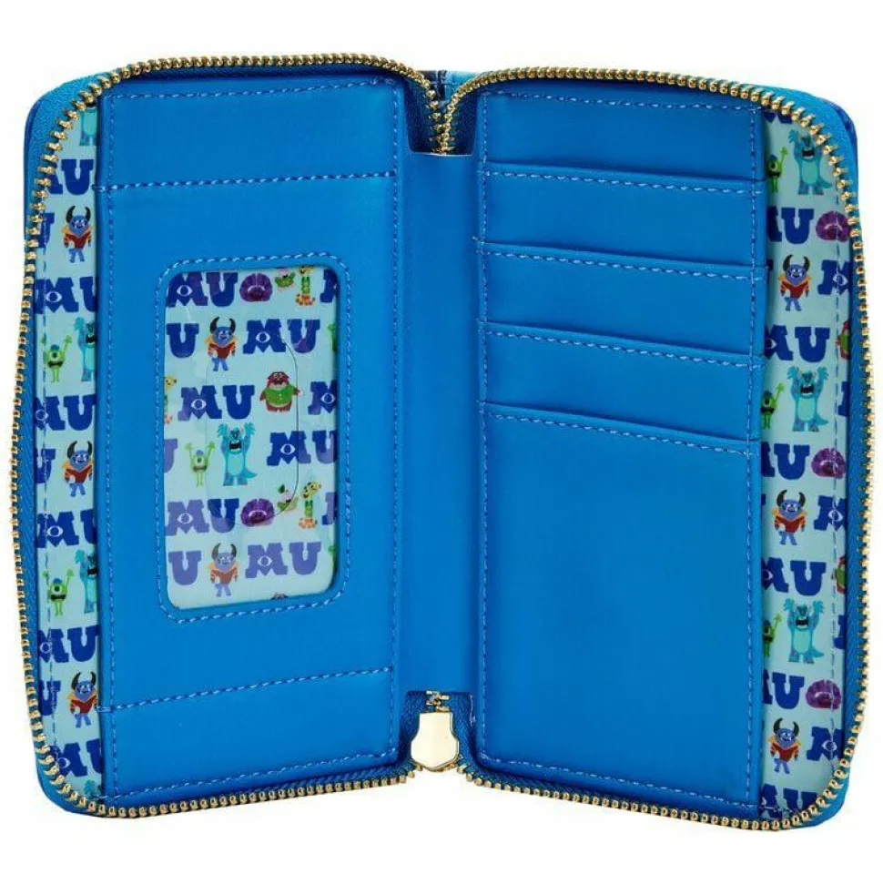 Monsters University - Scare Games 4” Faux Leather Zip-Around Wallet