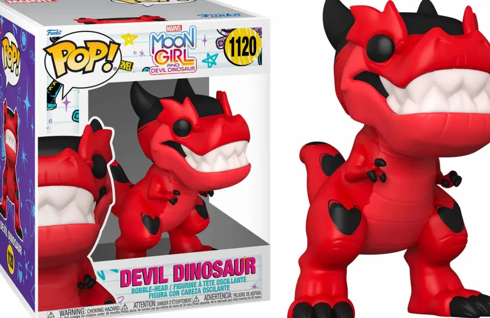 Moon Girl and Devil Dinosaur (2023) - Devil Dinosaur 6” Super Sized Pop! Vinyl Figure