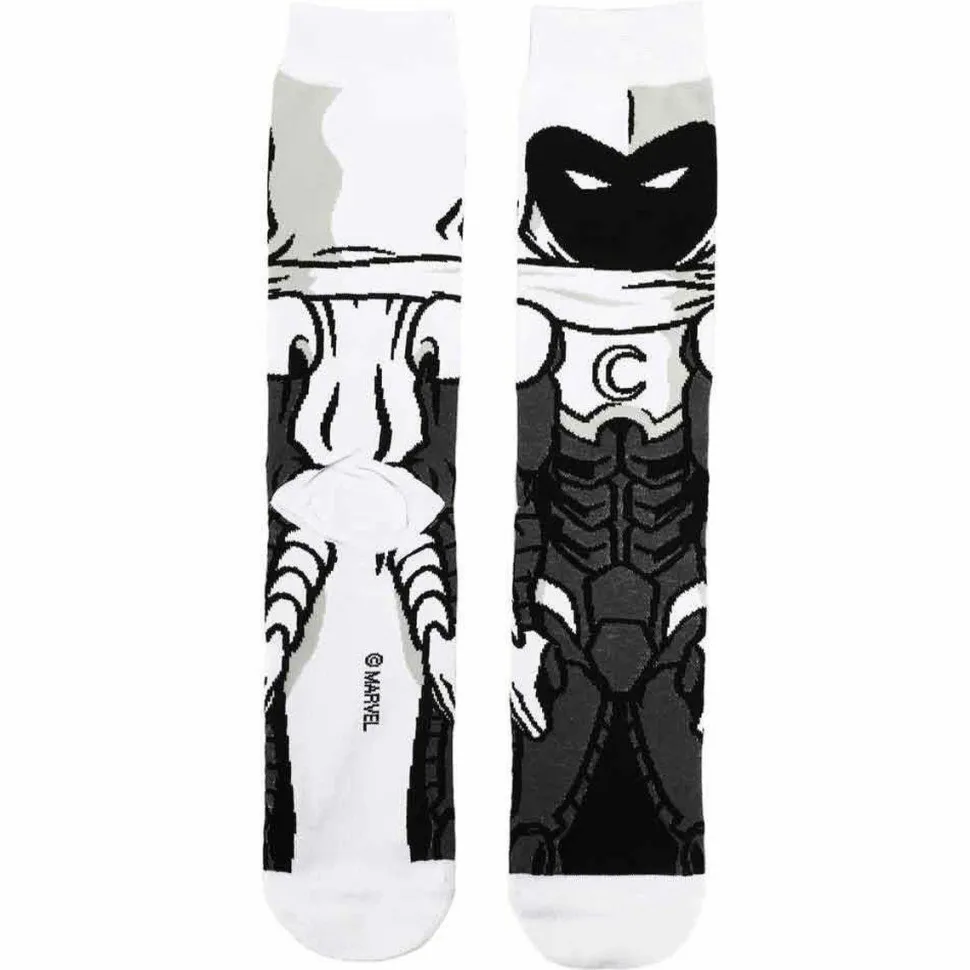 Moon Knight - Moon Knight 360 Character Men’s Crew Socks (One Size)