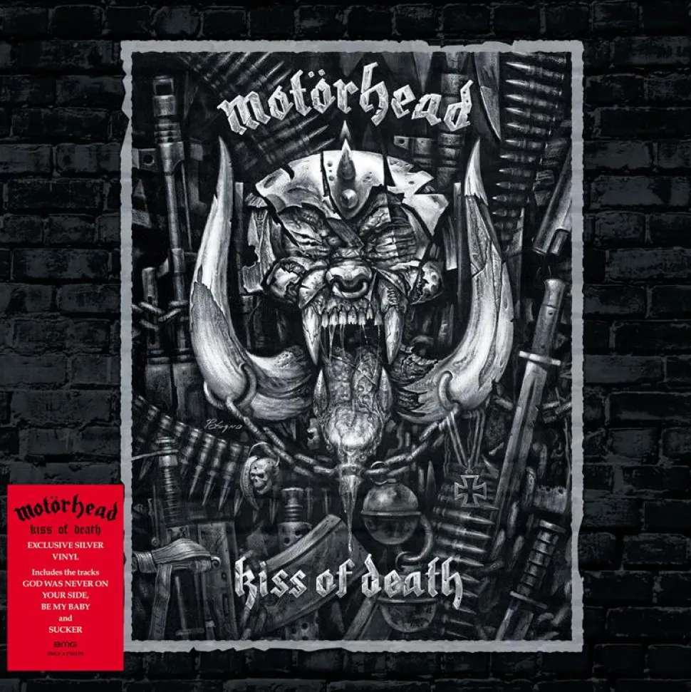Motorhead - Kiss of Death LP Vinyl Record (Silver Coloured Vinyl)